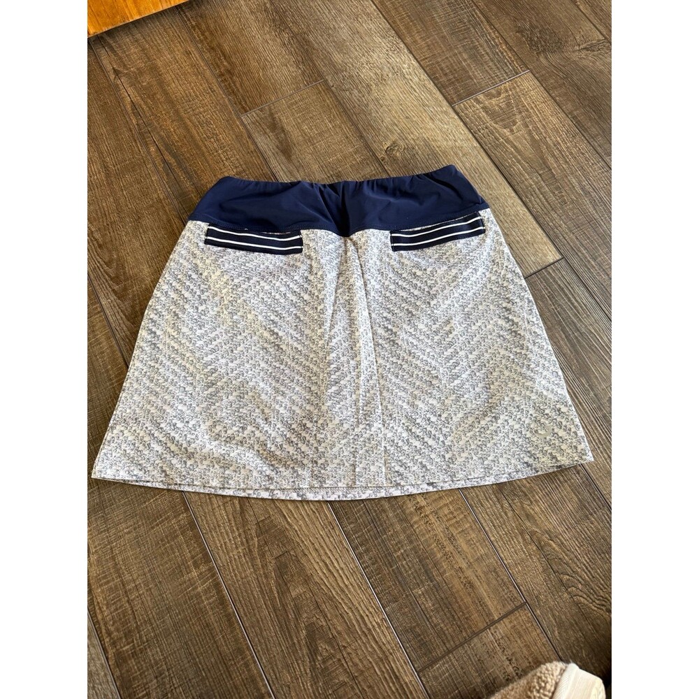 Foray Golf Society Collection Skort Sz. XS White & Navy